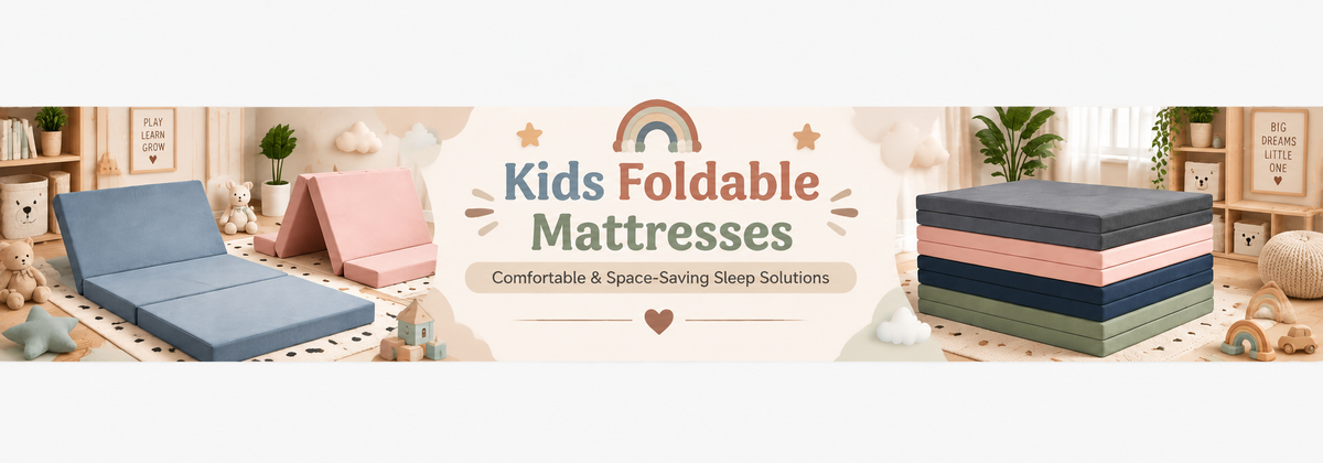 Kids Foldable Mattresses – Comfortable & Space-Saving Sleep Solutions - myhomestore.com.pk