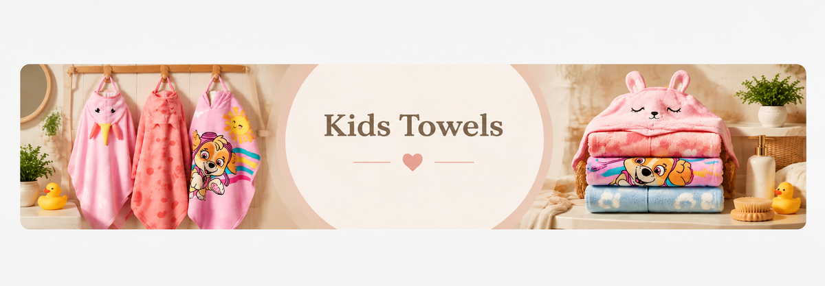Kids Towels – Soft & Absorbent Bath Essentials for Children - myhomestore.com.pk