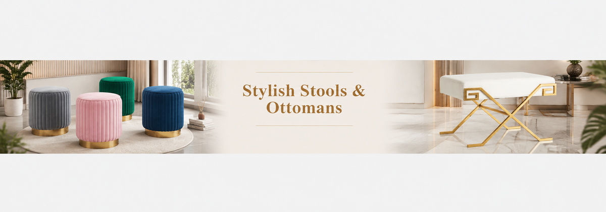 Stylish Stools & Ottomans | MyHomeStore - myhomestore.com.pk