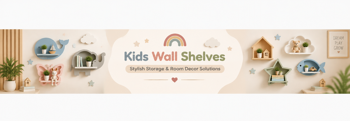 Kids Wall Shelves – Stylish Storage & Room Decor Solutions - myhomestore.com.pk