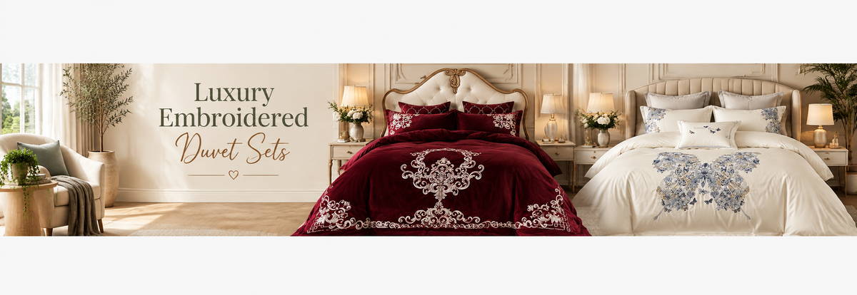 Luxury Duvet Set Collection – Embroidered, Printed & Premium Bedding Sets - myhomestore.com.pk