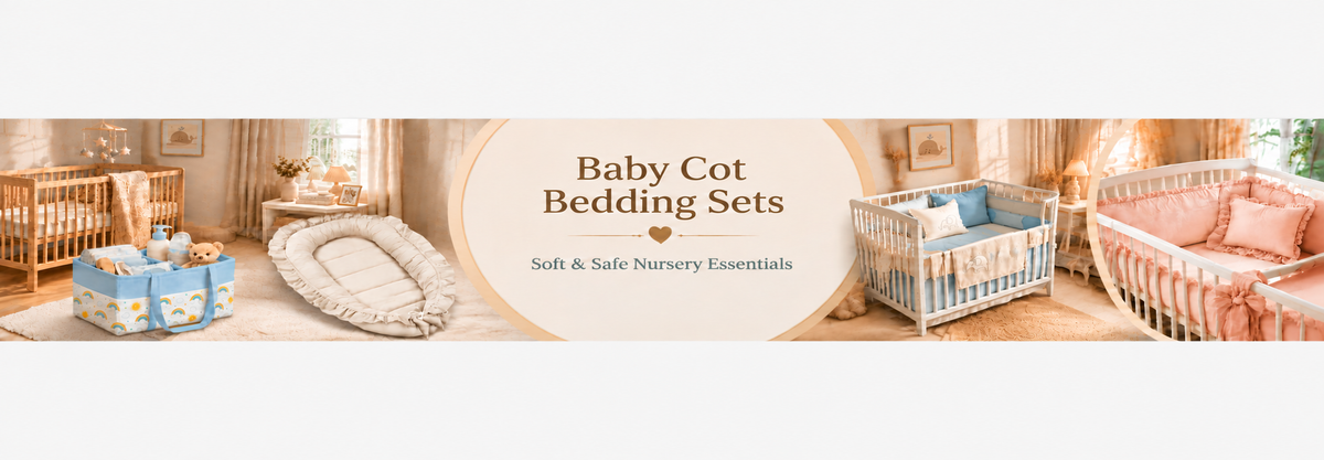 Baby Cot Bedding Sets – Soft & Safe Nursery Essentials - myhomestore.com.pk