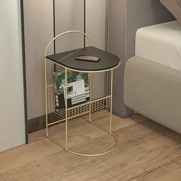 14" Nordic Black Nightstand - myhomestore.com.pk