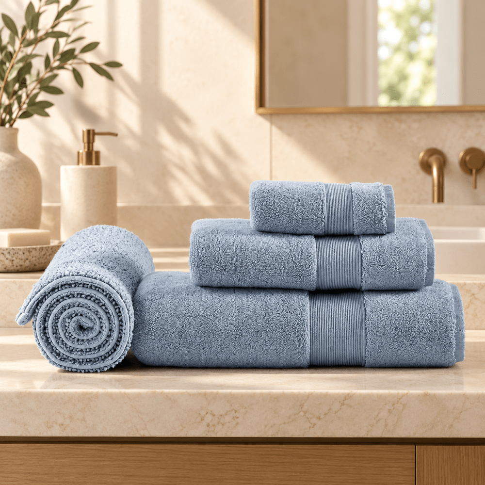 3 Piece Bath Towel set - myhomestore.com.pk