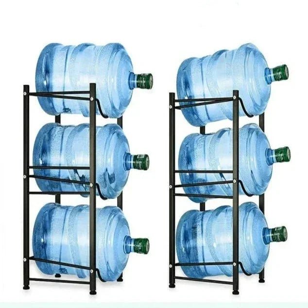 3 Tier Black Water Cooler Jug Rack - myhomestore.com.pk