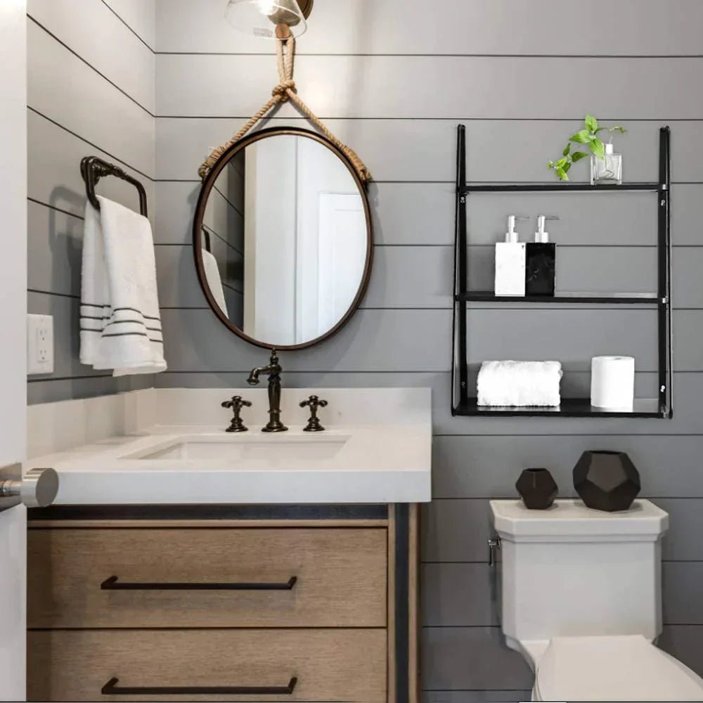 3 - Tier Wall mounted ladder shelf - myhomestore.com.pk