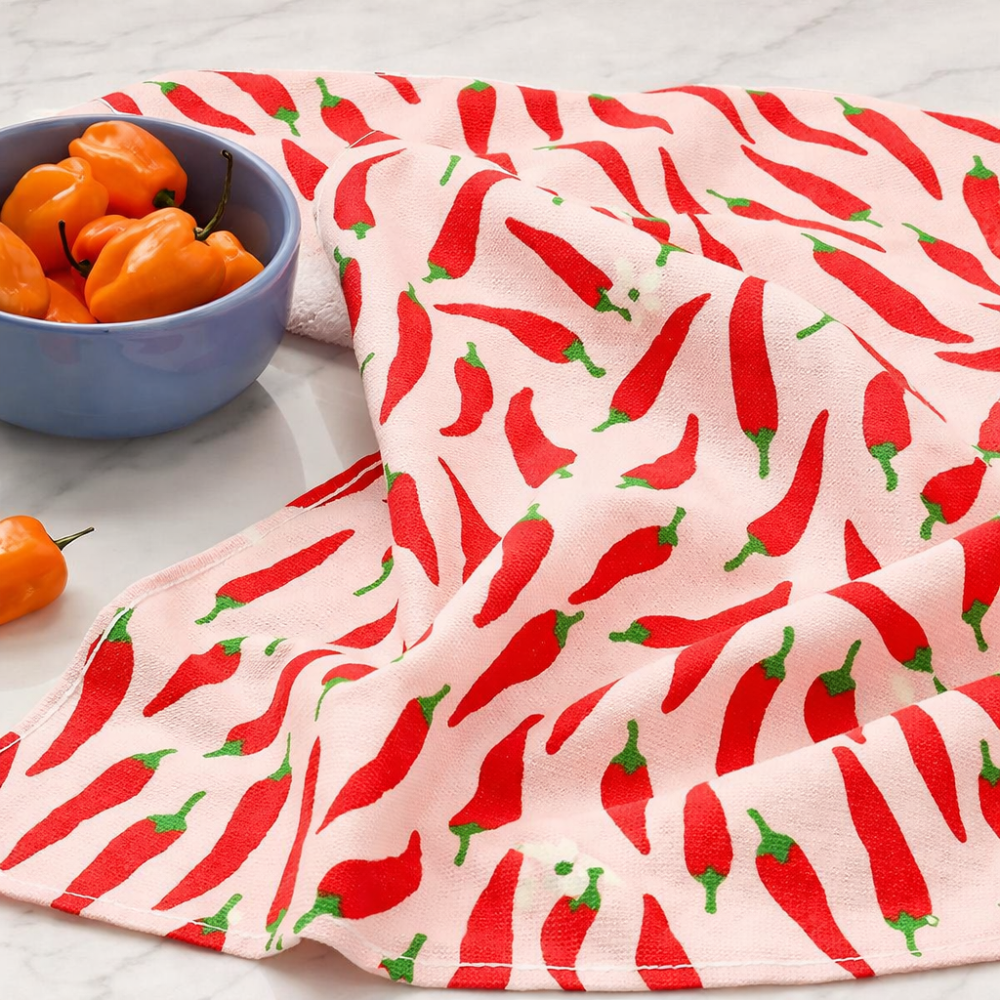 Chilli Printed Towel - Ultra Soft & Absorbent Kids Bath Towel