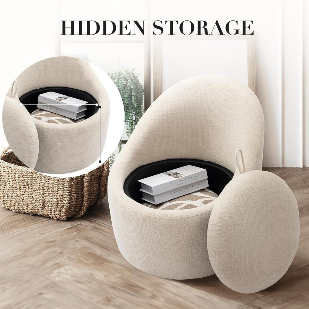 Modern Upholstered Swivel Chair