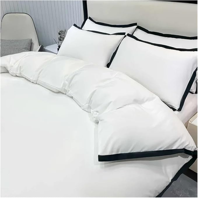 Luxury Plain Bedding Set with Pillowcases