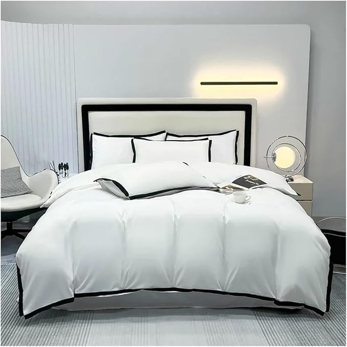 Luxury Plain Bedding Set with Pillowcases