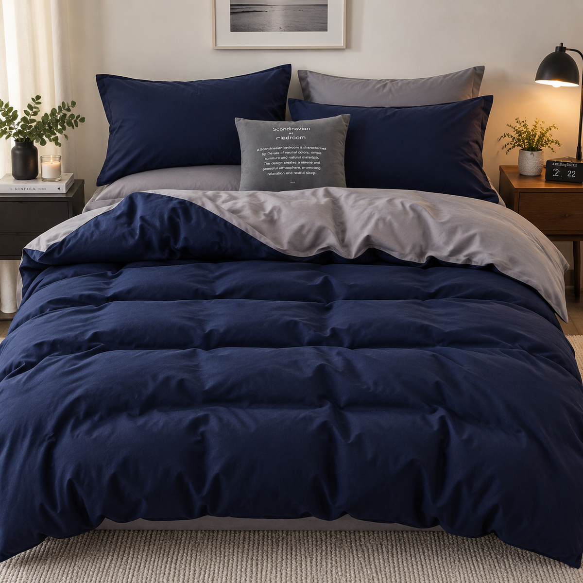 Two-Tone Luxe Duvet Set
