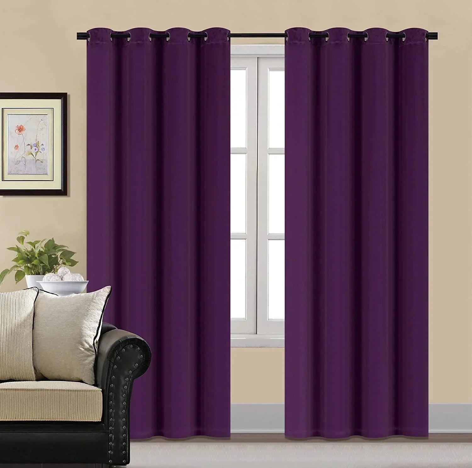 Premium Maroon Velvet Curtain for Bedroom & Living Room Elegance