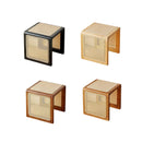 Side Table Lightweight Square NightStand for Lounge Room Restaurant - myhomestore.com.pk