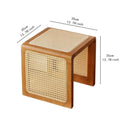 Side Table Lightweight Square NightStand for Lounge Room Restaurant - myhomestore.com.pk