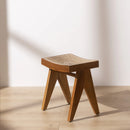 Cane Low Stool - Natural - myhomestore.com.pk