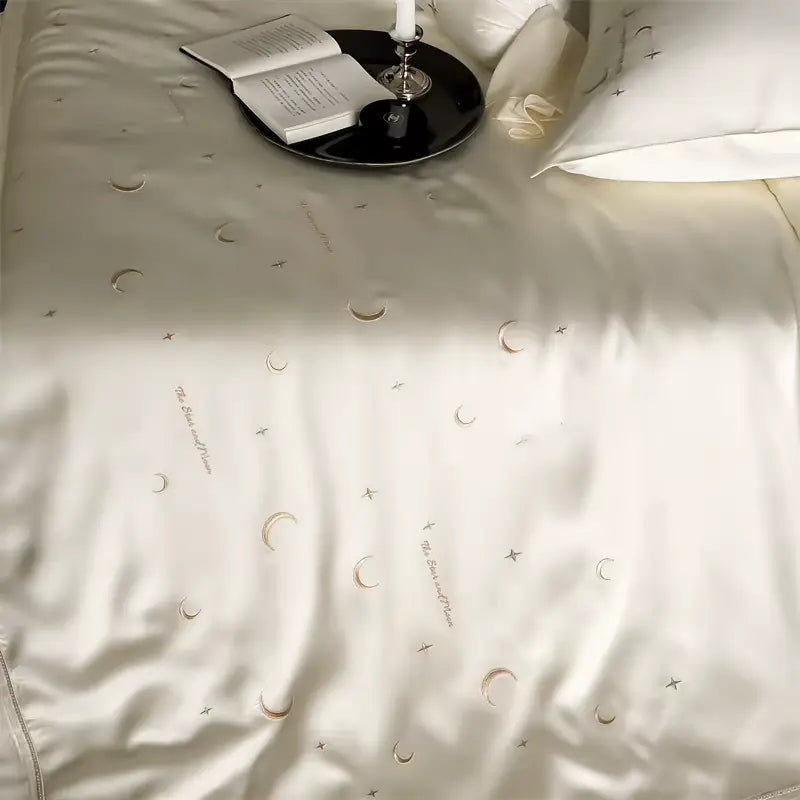 Moonlit Sky Luxury Embroidery Duvet Set