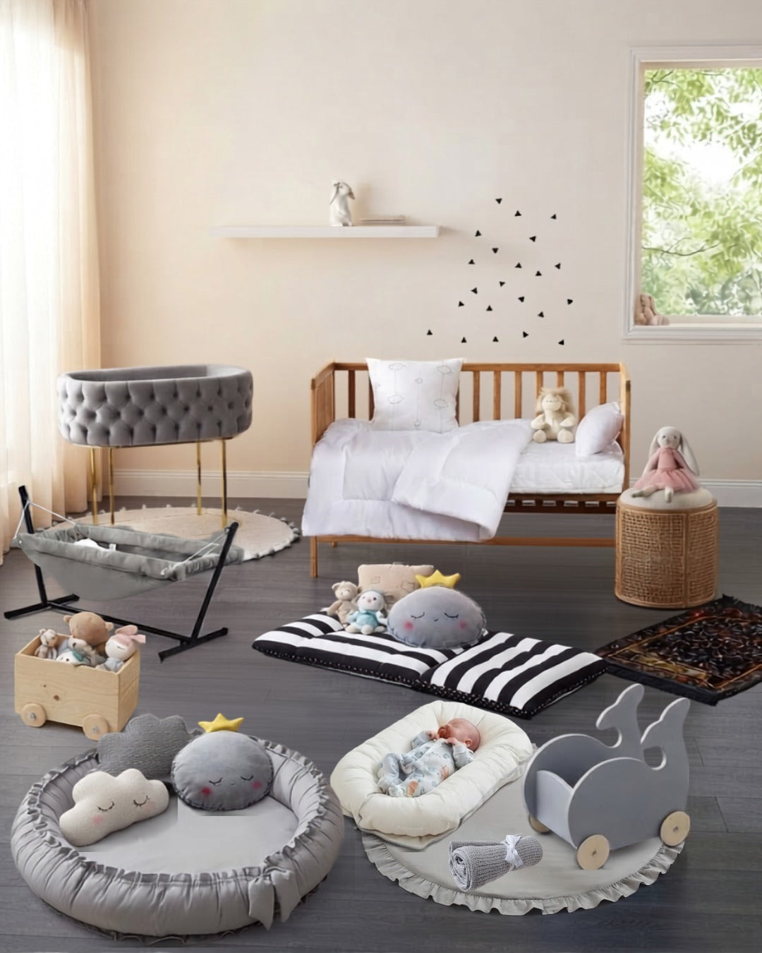 Complete Baby Nursery Essentials & Furniture Package – 11-Piece Collection
