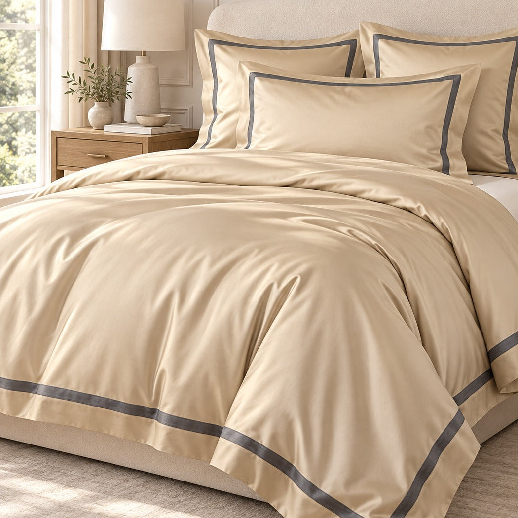 Timeless Two Tone Duvet Set