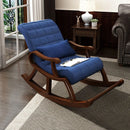 Solid Wood Rocking Chair with Memory Foam Cushion - myhomestore.com.pk