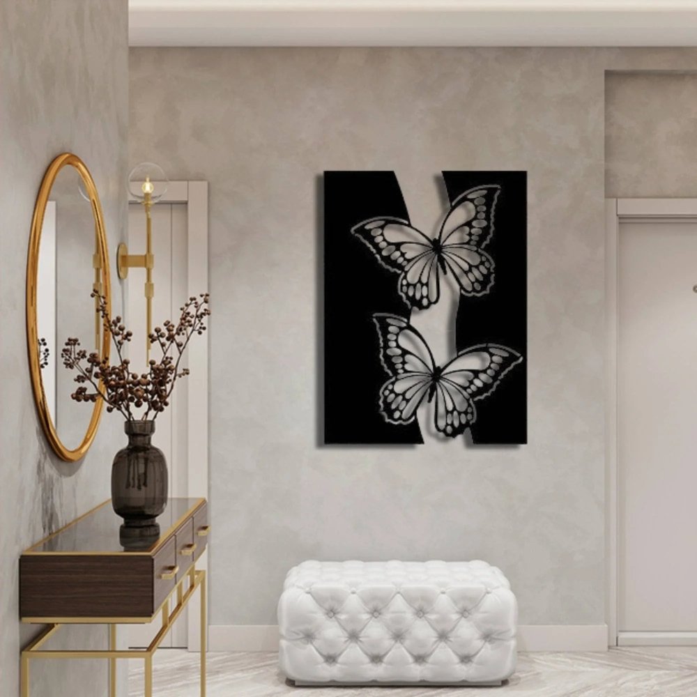 Abstract Butterfly Metal Wall Decor - myhomestore.com.pk