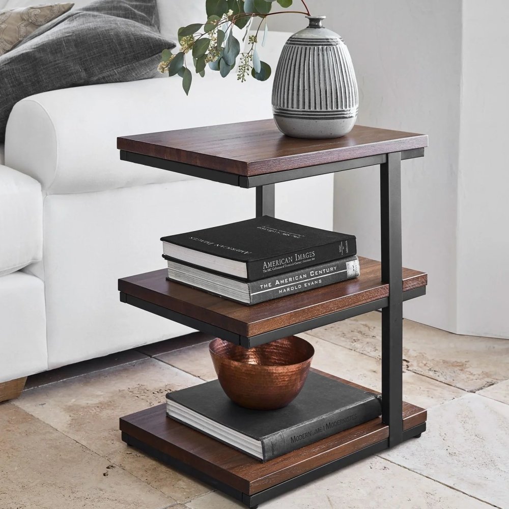 Allen Rectangular Tiered End Table - myhomestore.com.pk