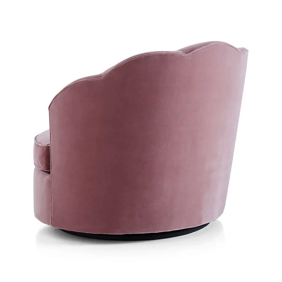 Avery Dusty Mauve Velvet Chair - myhomestore.com.pk