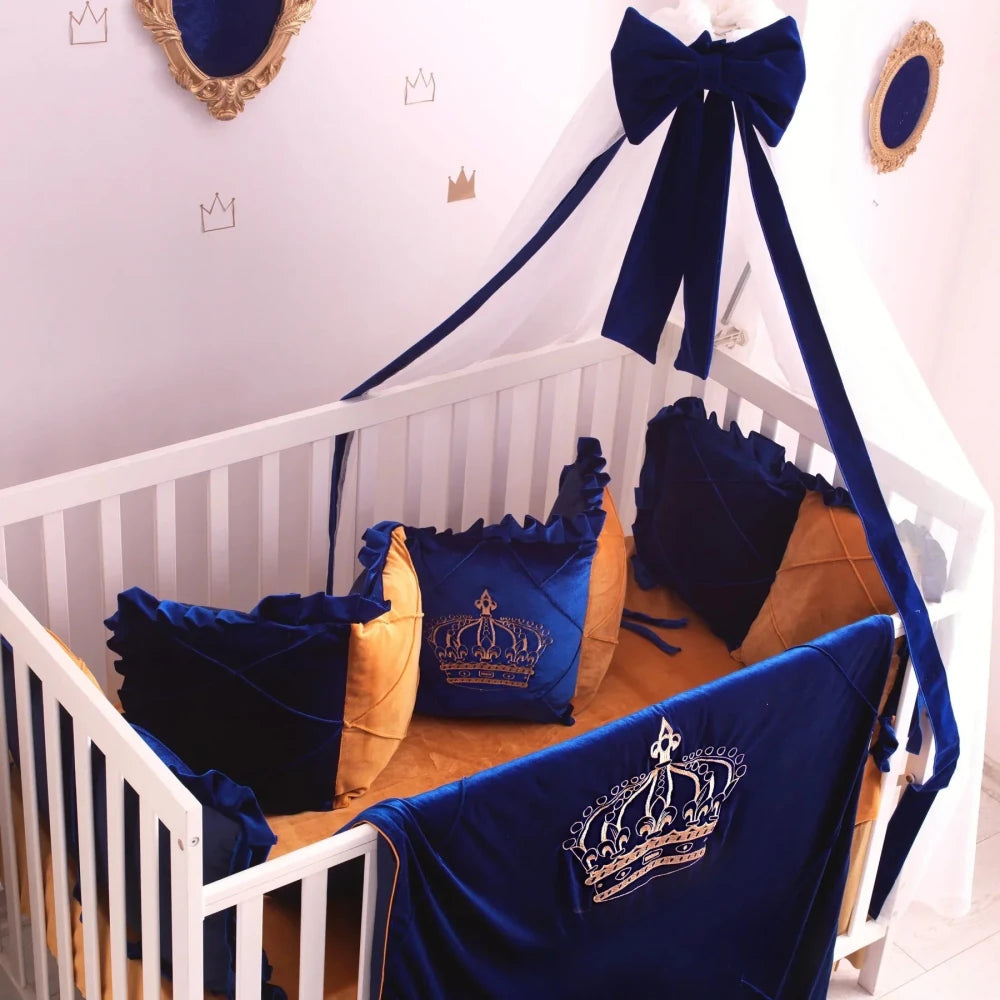 Baby Cot Set( Prince Crown) - myhomestore.com.pk