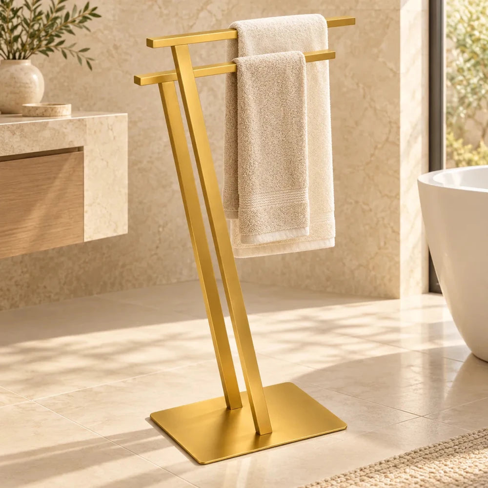 Bathroom Towel Stand Towel Rack - myhomestore.com.pk