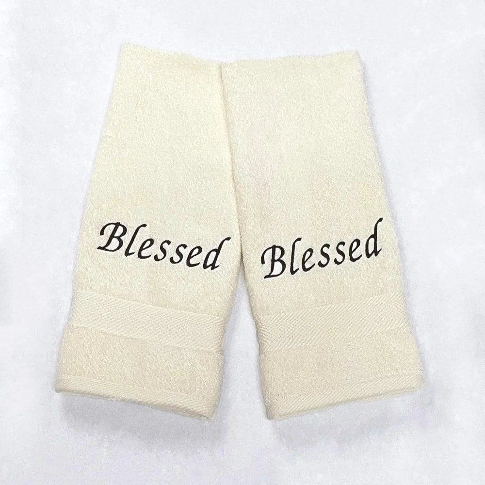 Blessed (Set of 2 Bath Towels) for Bathroom - myhomestore.com.pk