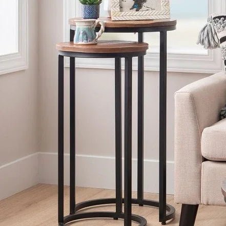Brown MDF Sheet Nesting Table - myhomestore.com.pk