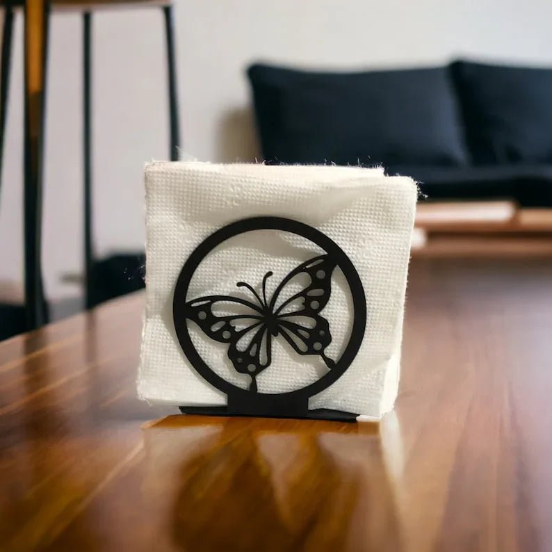 Buterfly Napkin Holder, Metal Kitchen Accessories, Dining Accessories, Metal Napkin Holder, Kitchen Decor, Kitchen Storage - myhomestore.com.pk