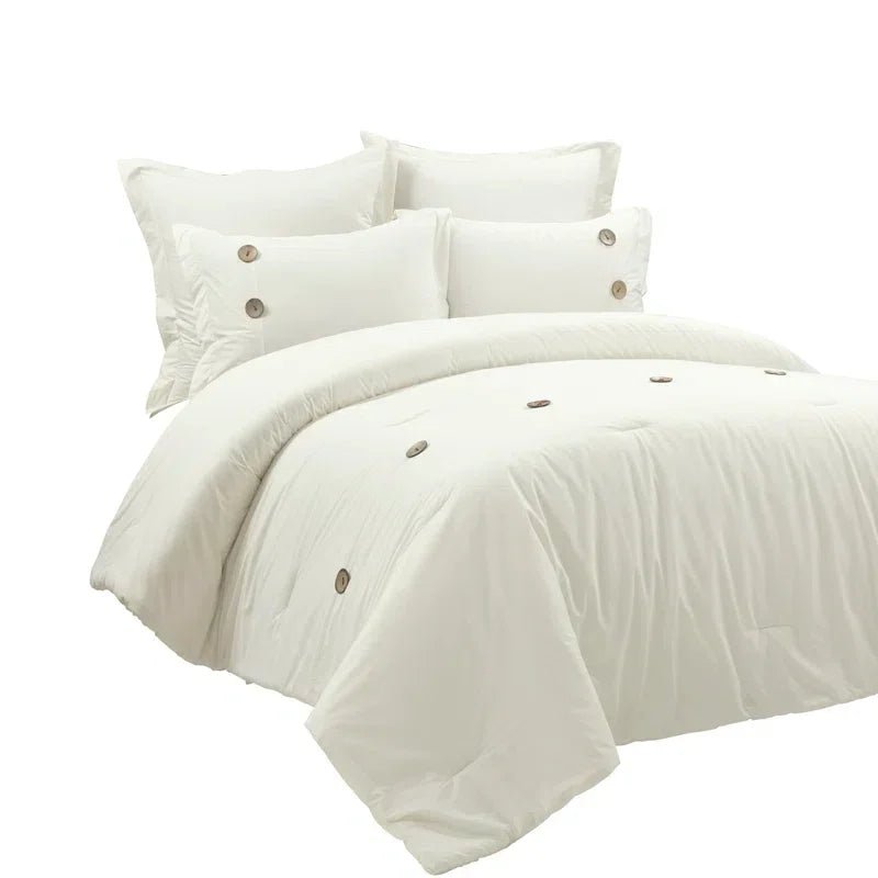 Button Style Duvet Set - myhomestore.com.pk