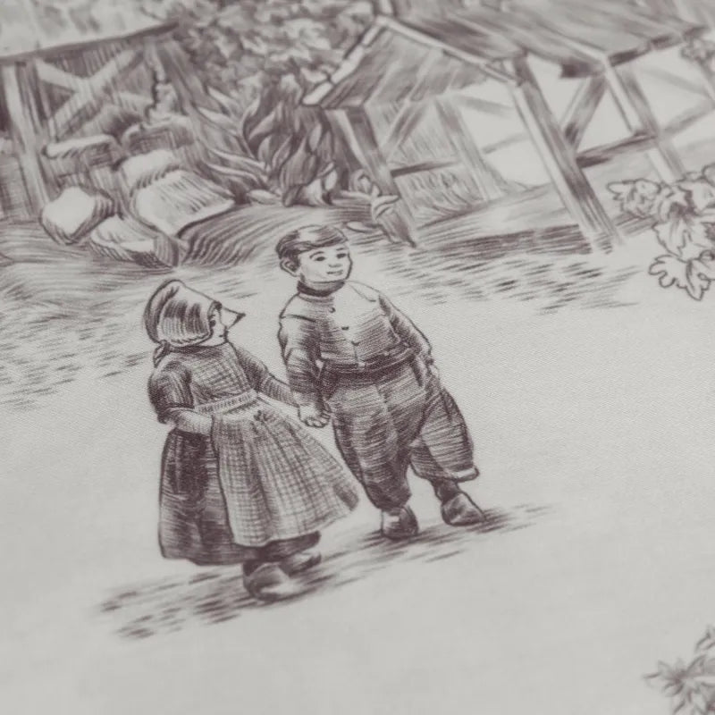 Classic Countryside Toile Printed Duvet Set – Luxury Bedding - myhomestore.com.pk