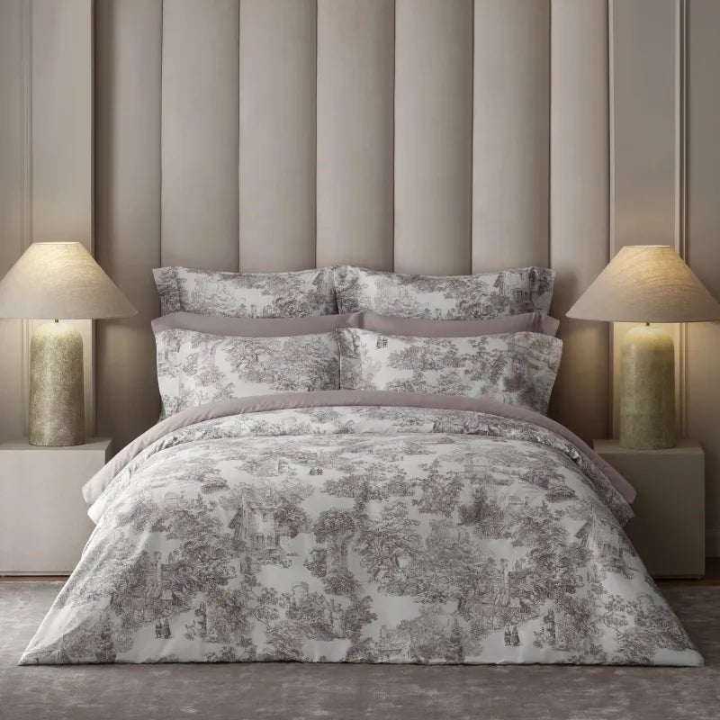Classic Countryside Toile Printed Duvet Set – Luxury Bedding - myhomestore.com.pk