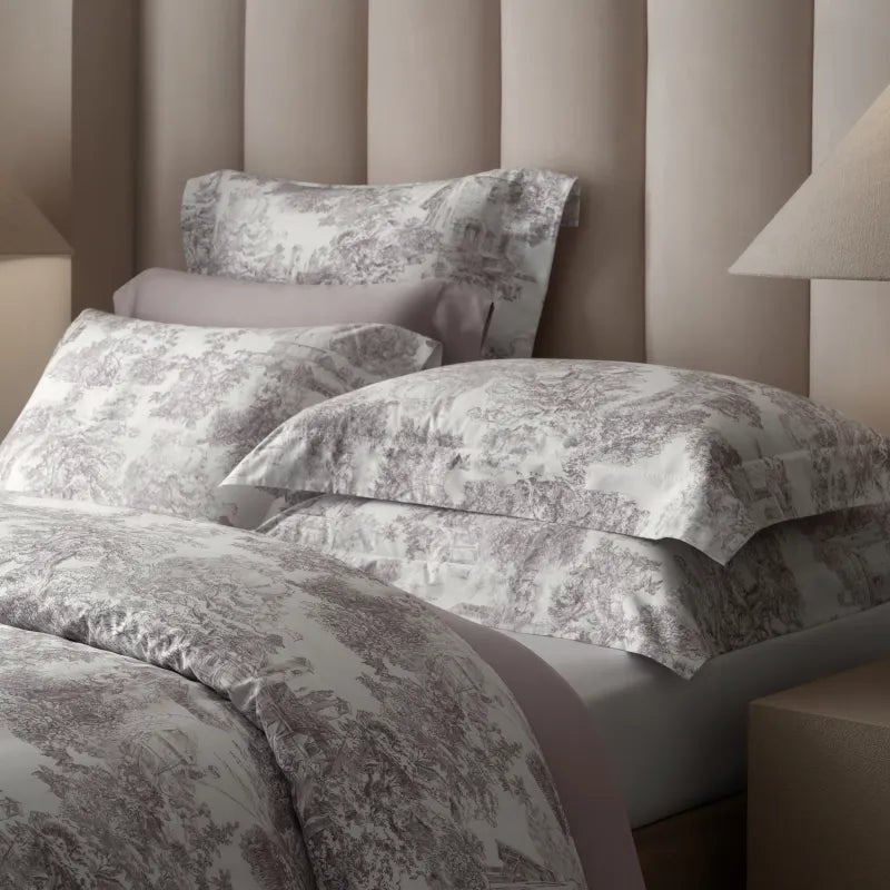 Classic Countryside Toile Printed Duvet Set – Luxury Bedding - myhomestore.com.pk