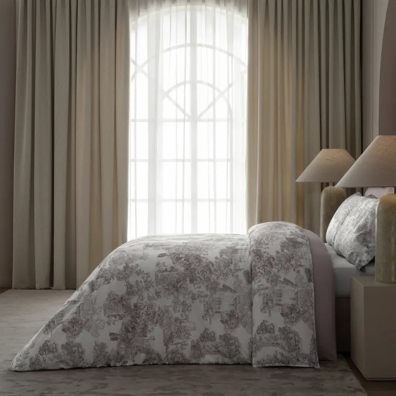 Classic Countryside Toile Printed Duvet Set – Luxury Bedding - myhomestore.com.pk