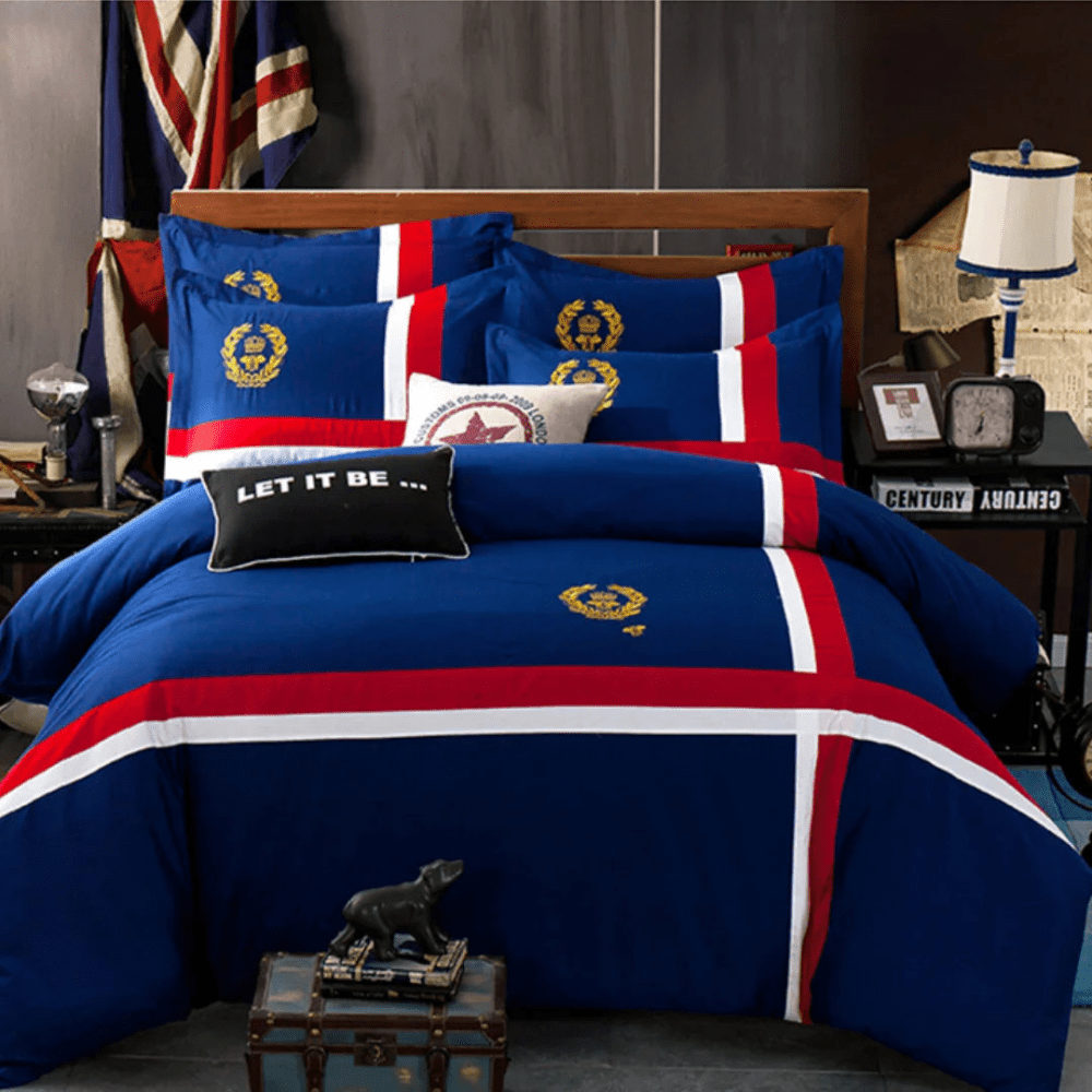 Classic Oxford Style Duvet Set – Timeless Elegance & Comfort - myhomestore.com.pk