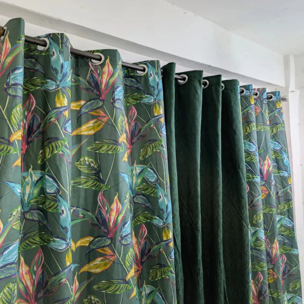 Coastal Cottage Cotton Duck Window Drapes - myhomestore.com.pk