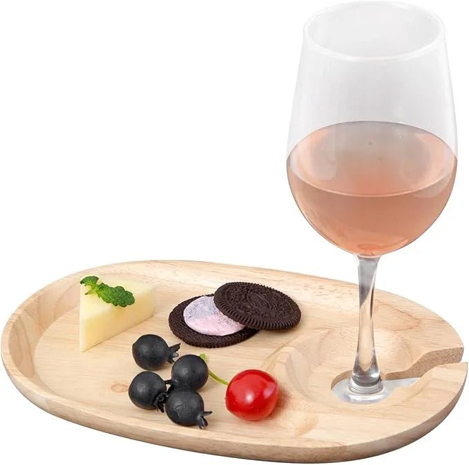 Cocktail Appetizer Plates with Glass Holder - myhomestore.com.pk