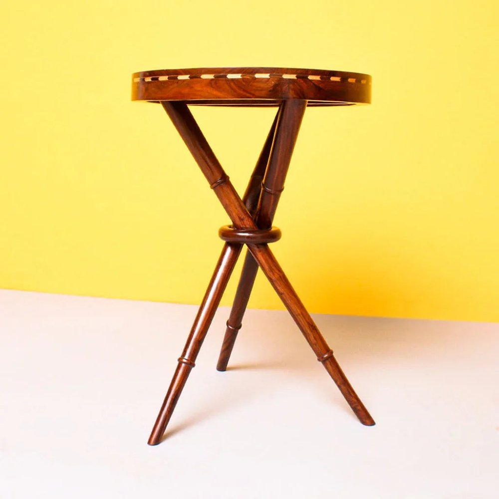 Compass Ringel Shisham Table - myhomestore.com.pk