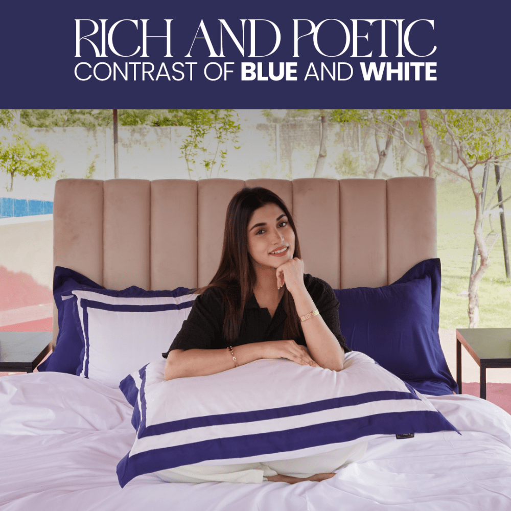 Contrasting Border Duvet Set - myhomestore.com.pk