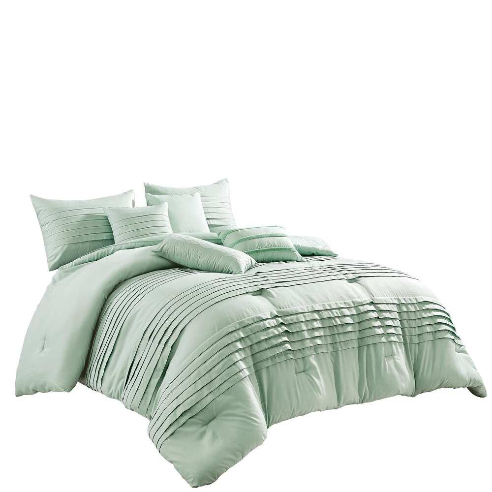 Cotton Pleated Duvet Set - myhomestore.com.pk