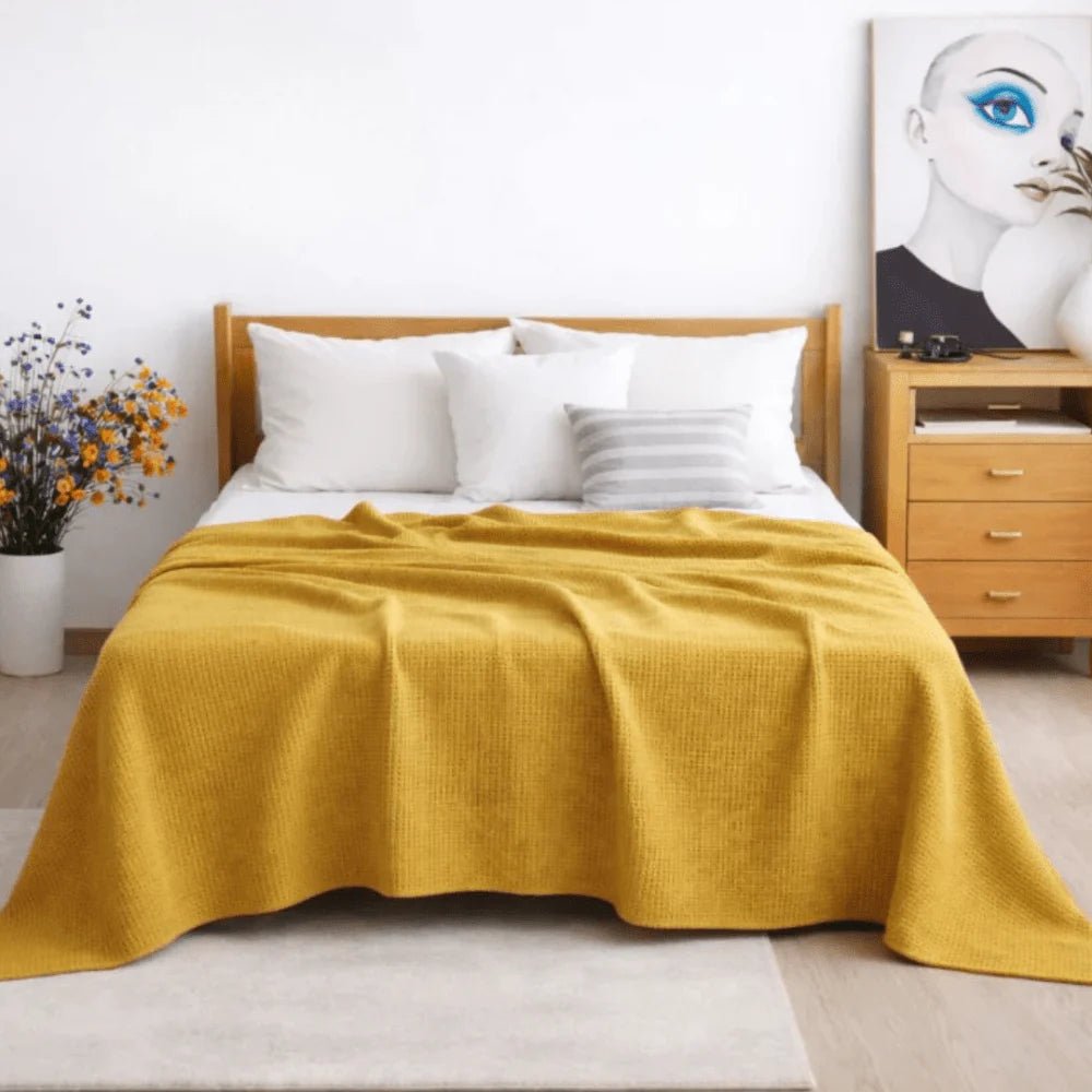 Cotton Thermal Blanket - Throws - myhomestore.com.pk