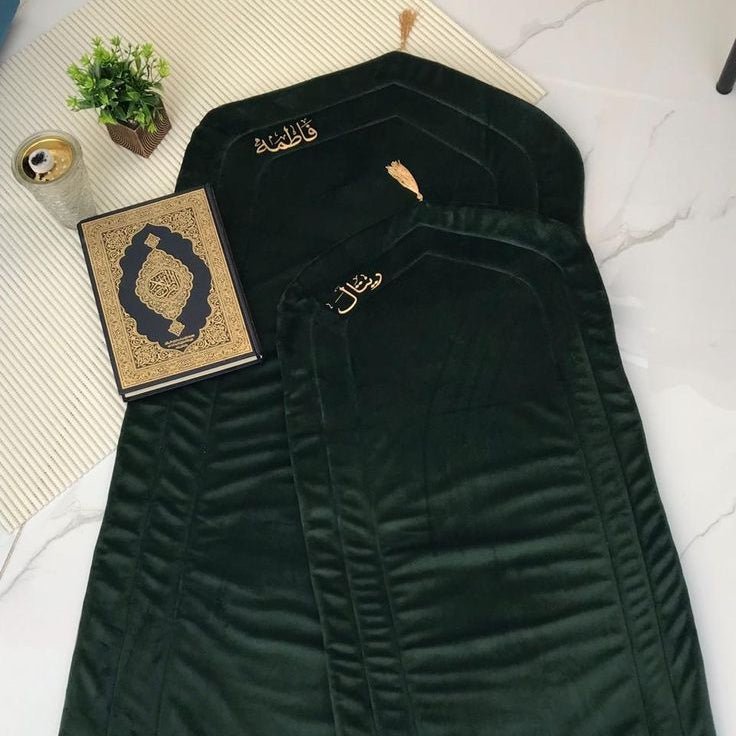 Customize Comfort Prayer Mat with Tassel Border – Premium Quality - myhomestore.com.pk