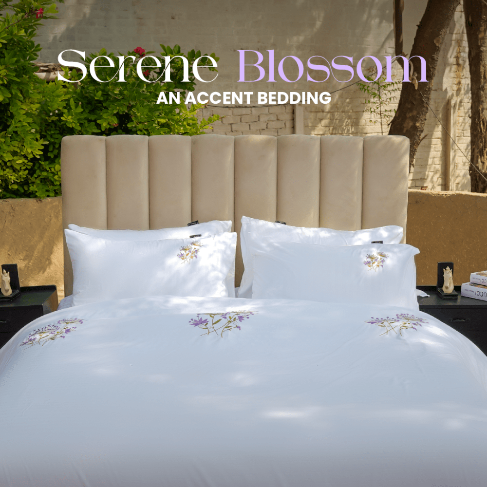 Dandelion Embroidered Design - myhomestore.com.pk