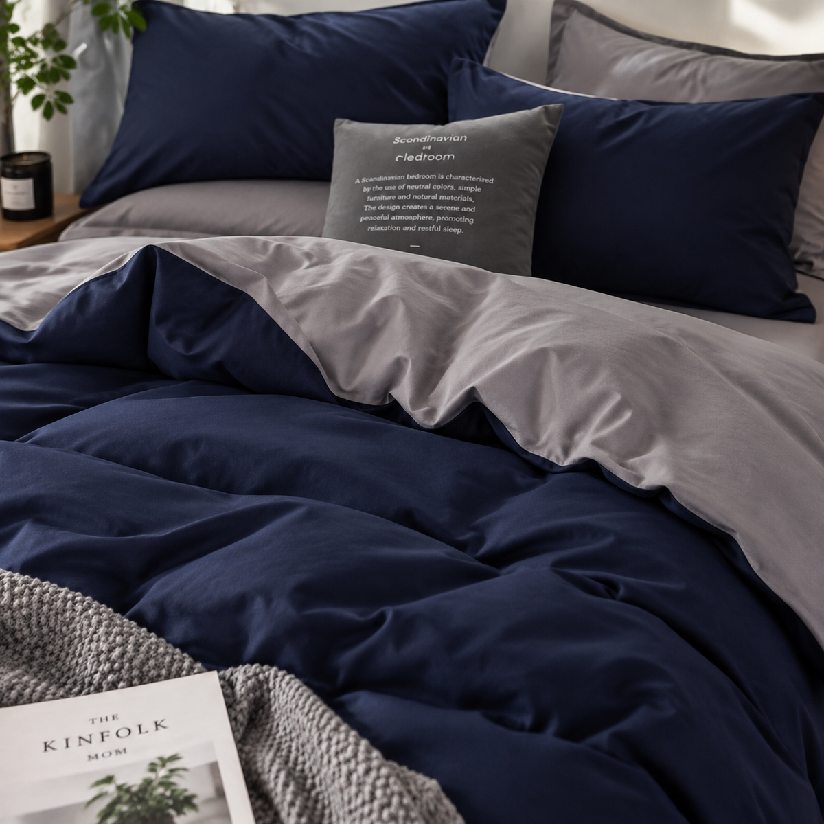 Two-Tone Luxe Duvet Set