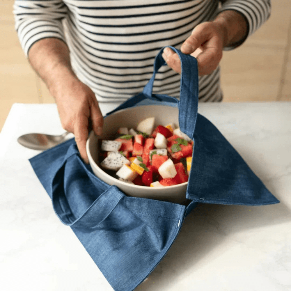 Denim Dish Tote – Reusable Carrier Bag - myhomestore.com.pk
