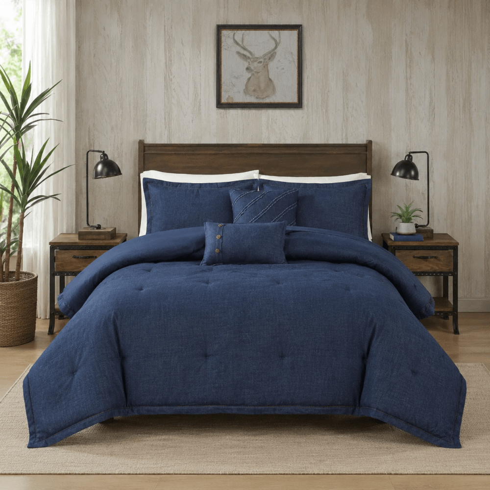 Denim Duvet Set - myhomestore.com.pk