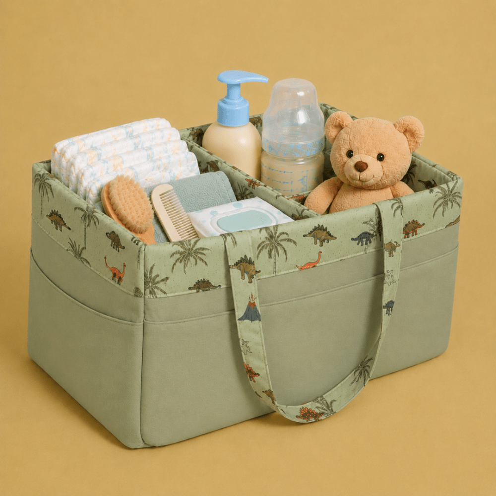 Dino Safari Diaper Caddy Bag - myhomestore.com.pk
