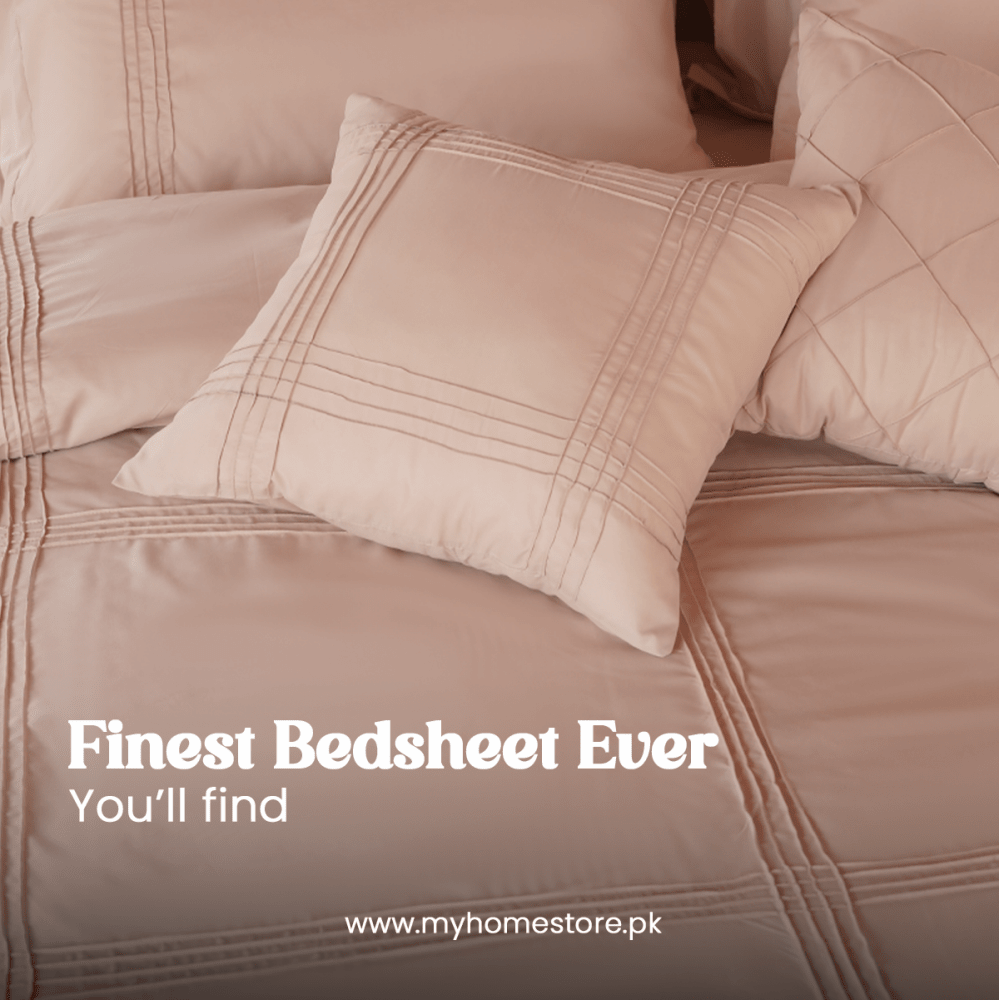 Duvet Set With Pleat - myhomestore.com.pk